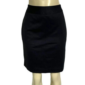 Ann‎ Taylor Loft 8 black lined career skirt LNC